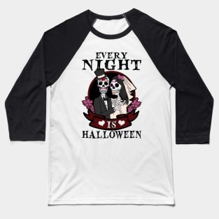 Halloween Couples Matching Baseball T-Shirt